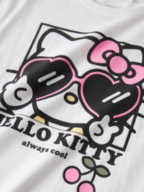 NAME IT T-shirt Afira Hello Kitty Bright White